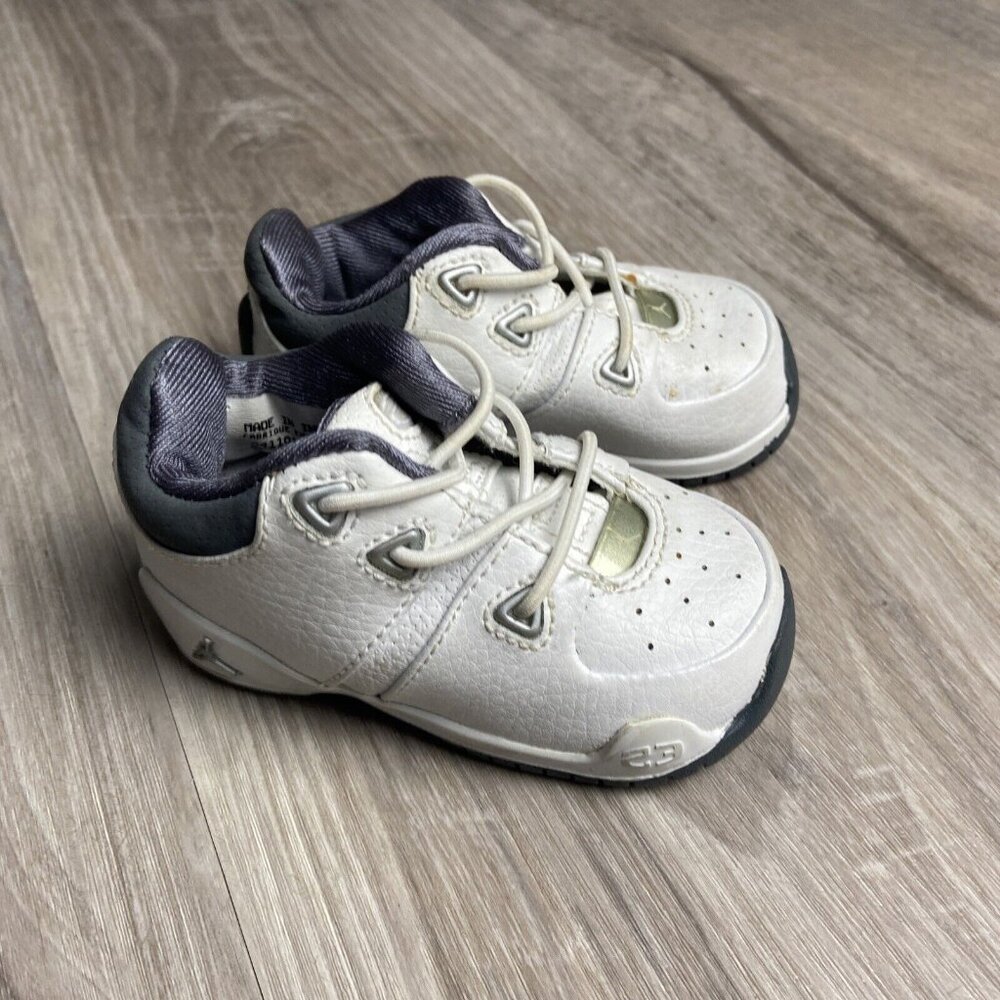 Nike Air Jordan 310086-102‎ White Shoes Sneakers Baby Size 3C